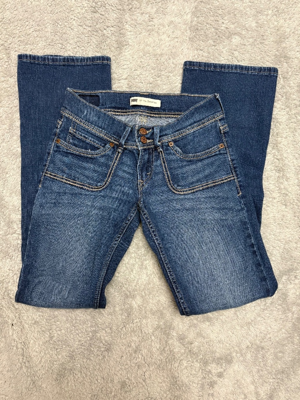 Women's Y2K Levi's 524 Super Low Rise Wide Leg Jeans